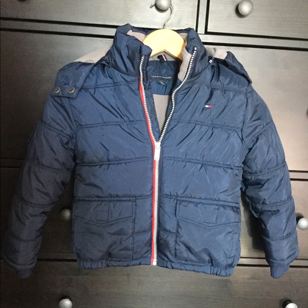 Boys Navy Tommy Hilfiger Jacket